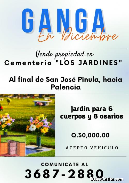 Hey!! Propiedad en venta en Cementerio en San Jose Pinula 