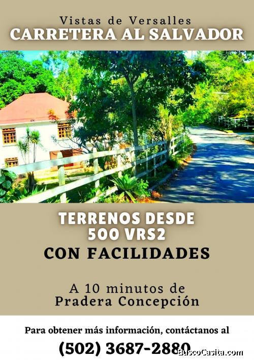 Terrenos en venta en Carretera al Salvador, ideales para tu cabaña tipo canadiense