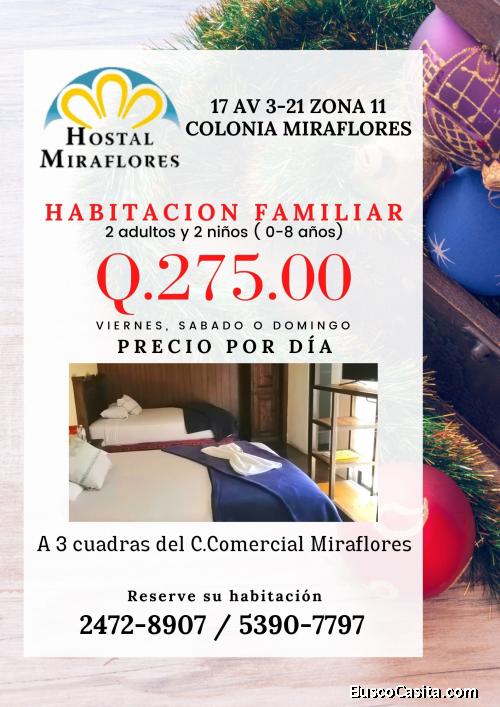 Hospedaje familiar cerca del Cercial Miraflores