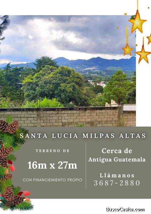 Terrenos en venta en Santa Lucia Milpas Altas, GANGA!!