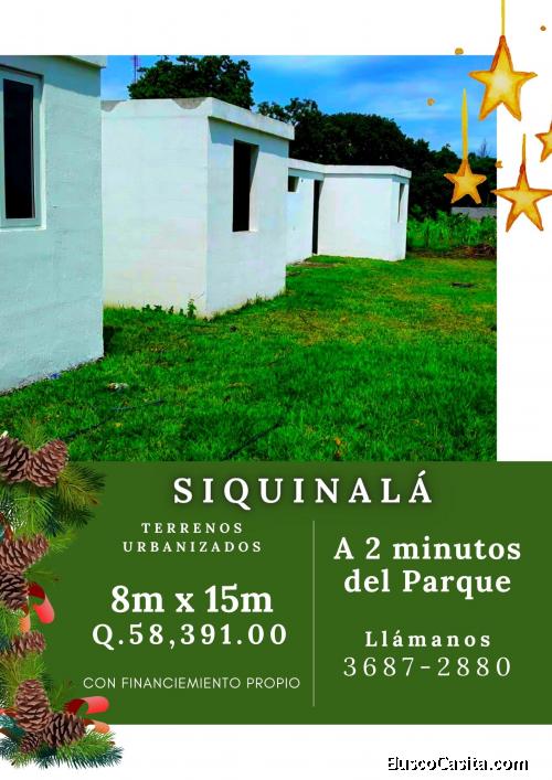 Terrenos en venta en Siquinala, GANGA!! 
