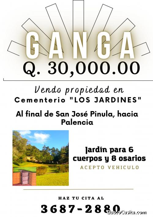 Terrenos en venta en Cementerio, GANGA!! 