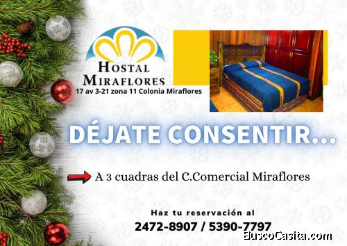 Hostal Miraflores, habitaciones sanitizadas