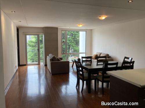  MUNDO INMOBILIARIO / APARTAMENTO AMOBLADO EN RENTA ZONA 14 PARA ESTAS FIESTA NAVIDEÑAS  