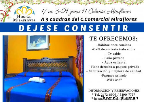 Hostal Miraflores, hospedaje cerca de centros comerciales