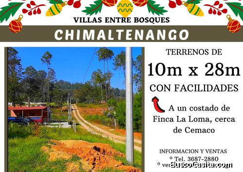 GANGA!! Terrenos en venta en Chimaltenango