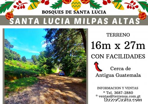 GANGA!! Terrenos en venta en Santa Lucia Milpas Altas