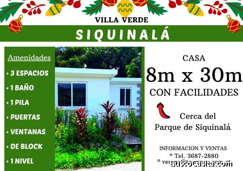 GANGA!! Casa en Siquinalá