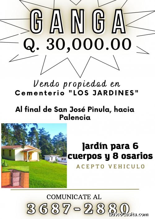 GANGA!! Terreno en venta en Cementerio
