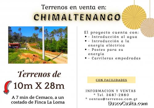 Chimaltenango!! Terrenos en venta