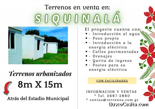 Siquinala!! Terrenos en venta