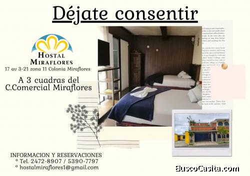 Hostal Miraflores... habitaciones sanitizadas