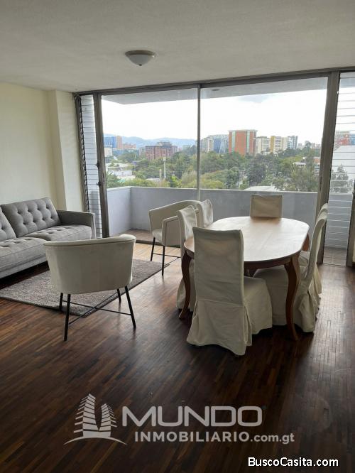MUNDO INMOBILIARIO RENTA APARTAMENTO SEMI AMUEBLADO EN ZONA 9