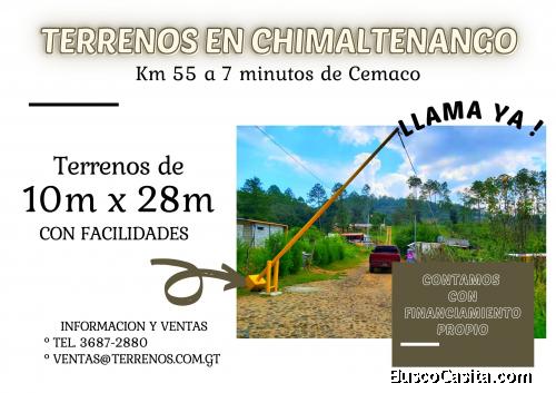 Aprovecha!! Terrenos a la venta en Chimaltenango
