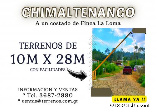 GANGA!! Terrenos a la venta en Chimaltenango