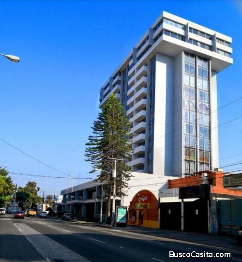 ALQUILA APARTAMENTO AMUEBLADO EN EDIFICIO CORTIJO REFORMA, ZONA 9
