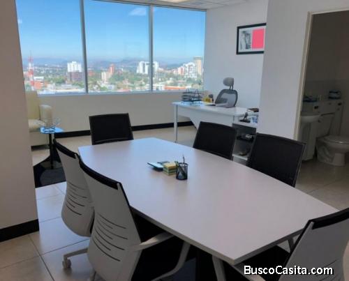 Zona 10 Alquilo Oficina de 83 Mts2 Torre Pradera Torre 3