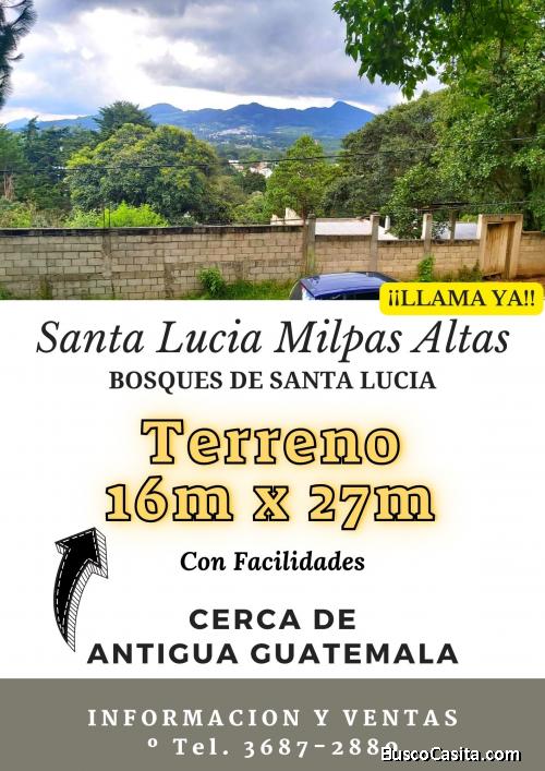 Llama ya y pregunta por el terreno de Santa Lucia Milpas Altas