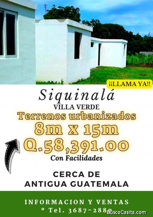 Llama ya y pregunta por los terrenos de Siquinala