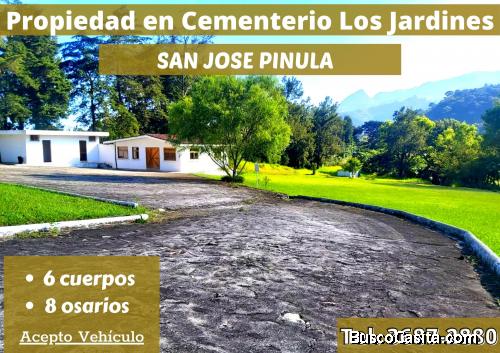No te quedes sin tu terreno en Cementerio Los Jardines!!