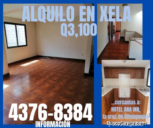 CASA EN ALQUILER EN XELA