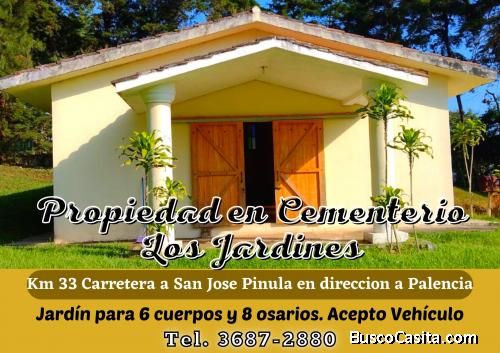 Terreno a la venta en Cementerio Los Jardines a un super precio!!