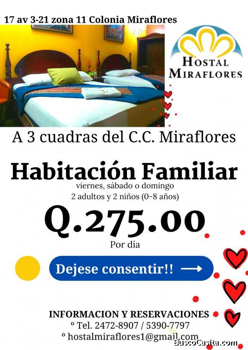 Habitaciones familiares cerca de Miraflores, ven y déjate consentir!