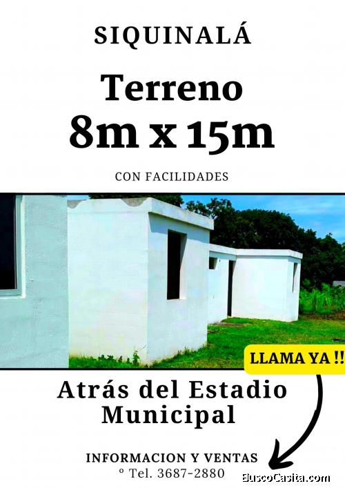 Terrenos a la venta en Siquinala, llama ya!!