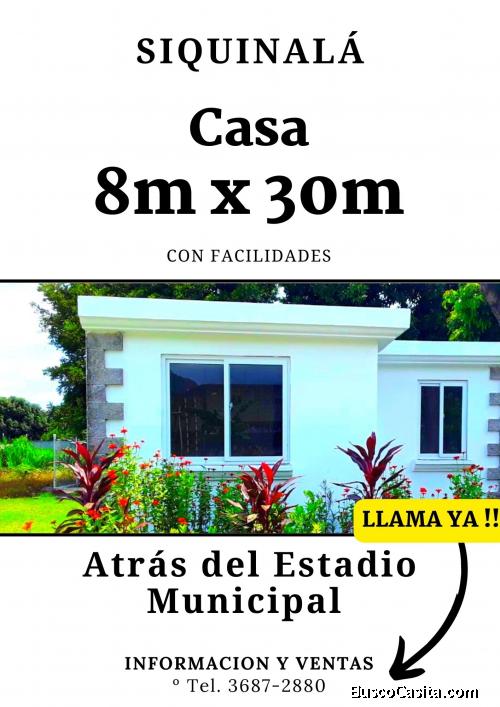 Casa a la venta en Siquinala, llama ya!!
