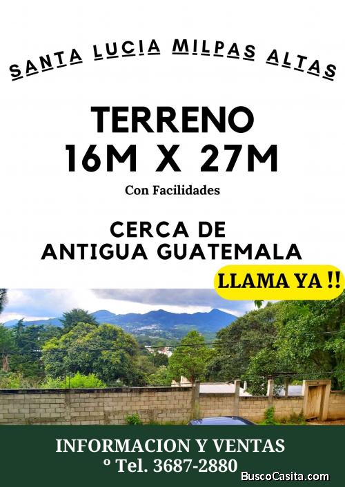 Vendo terreno en Santa Lucia Milpas Altas, GANGA!!