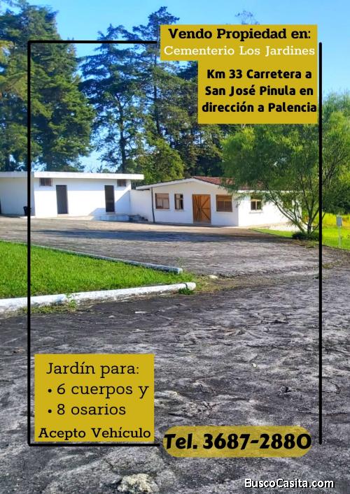 Vendo terreno en Cementerio Los Jardines, GANGA!!