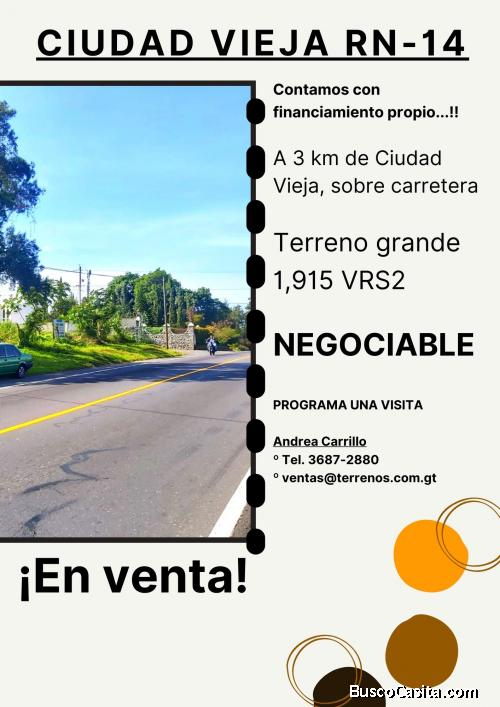 Terreno a la venta en Ciudad vieja, llamanos ya!!