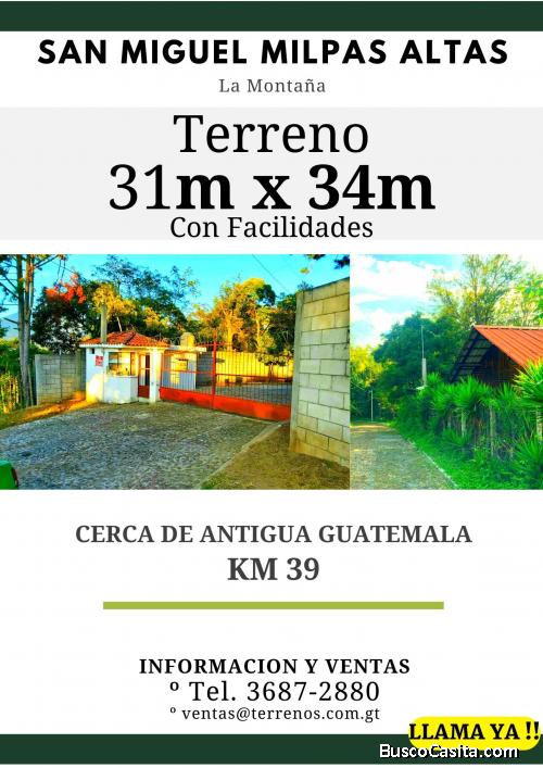 Ya tienes tu regalo? Terrenos a la venta en San Miguel Milpas Altas