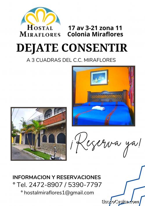 Hostal Miraflores, déjate consentir, te esperamos! 