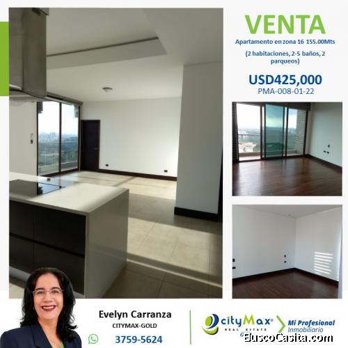 Alquiler de apartamento en zona 16 Cayala