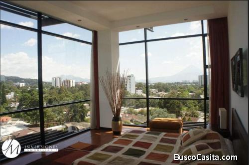 Apartamento en renta amueblado y equipado en zona 15 