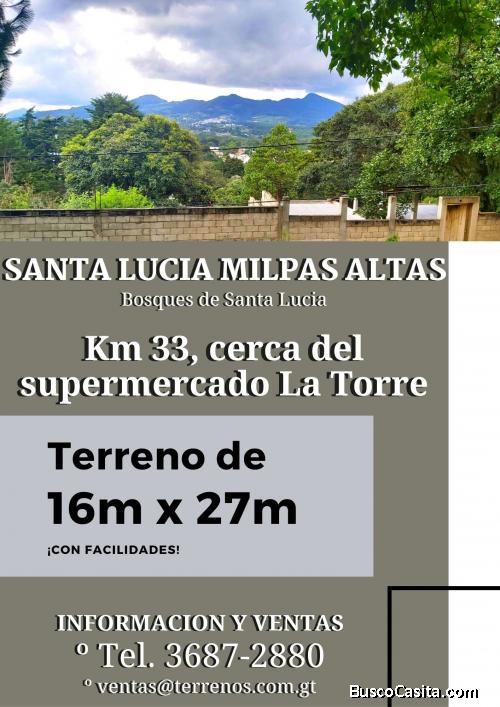 Vendo terreno en Santa Lucia Milpas Altas, negociable