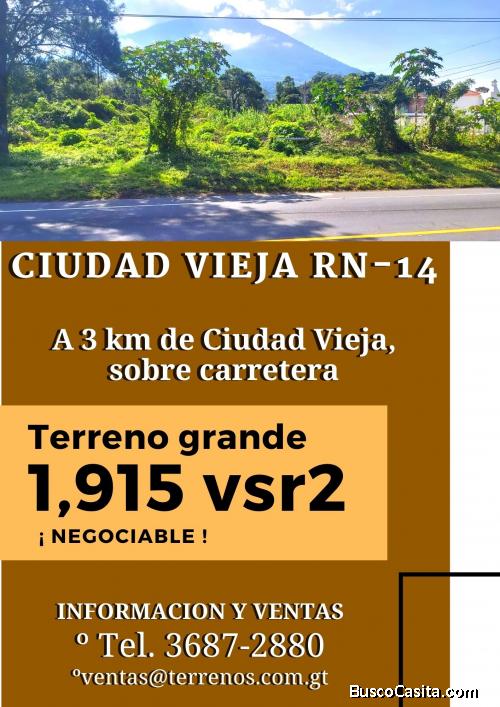 Vendo terreno en Ciudad Vieja, negociable