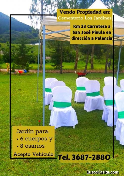 Vendo terreno en Cementerio Los Jardines, negociable