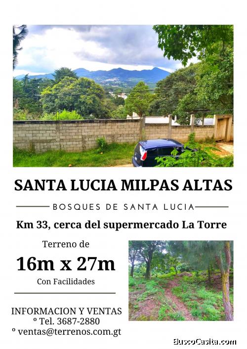 Bonito terreno en Santa Lucia Milpas Altas, negociable