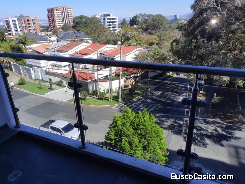 Alquilo apartamento en zona 15, Vista Hermosa 1, 2 habitaciones