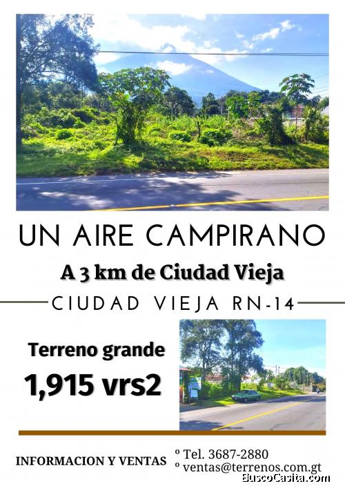Invierte! Terreno a la venta cerca de Ciudad Vieja