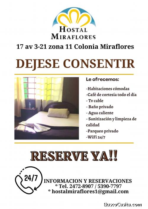 Déjese consentir, habitaciones cómodas