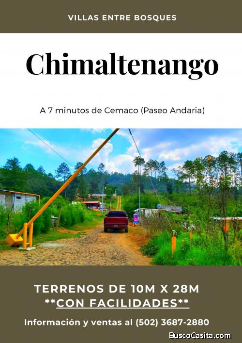 Compra ya! Terrenos a la venta en Chimaltenango