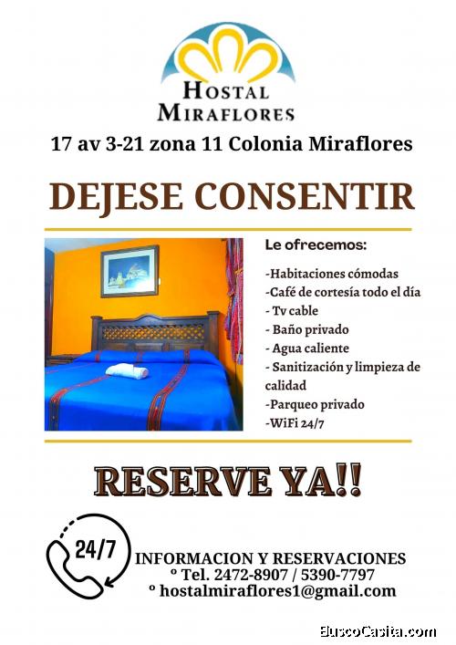 Hospedaje empresarial en zona 11 