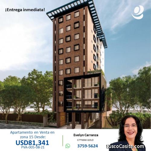 Apartamento en venta en zona 15