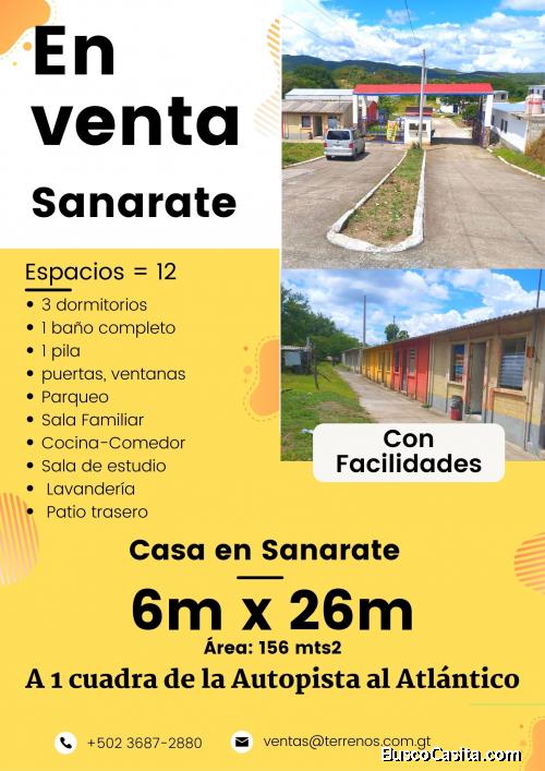 Casas en Sanarate, llama ya!