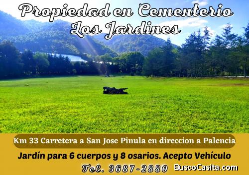 Terreno en Cementerio Los Jardines, llama ya!