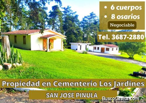 Precioso terreno en Cementerio Los Jardines, negociable