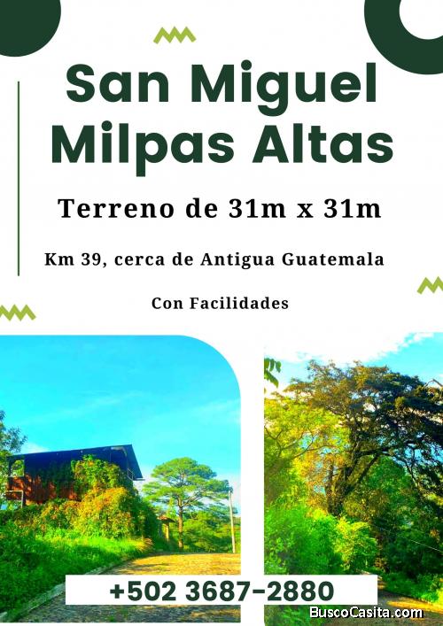 Negociable!! Terreno en San Miguel Milpas Altas 